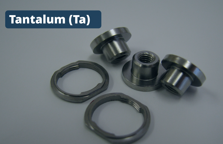 Tantalum machined parts